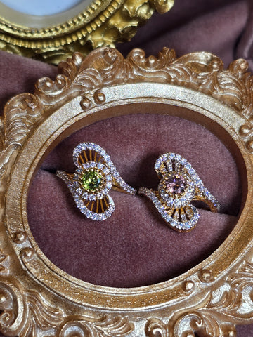 Regal Aurora Rings